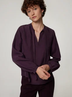 Tunikabluse aus Seide