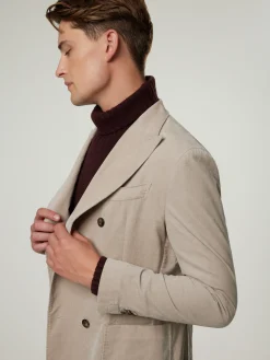 Veston aus Cord im Shaped Fit