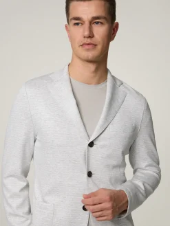 Veston aus Jersey im Slim Fit