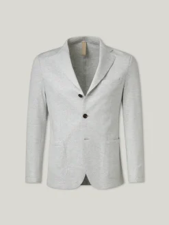 Veston aus Jersey im Slim Fit