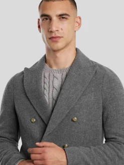 Veston aus Wolle im Regular Fit