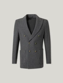 Veston aus Wolle im Regular Fit