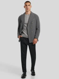 Veston aus Wolle im Regular Fit