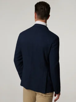 Veston mit Fischgrätmuster