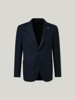 Veston mit Fischgrätmuster