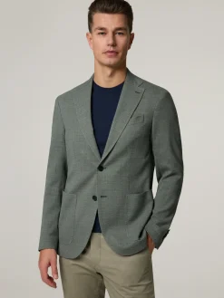 Veston mit Wolle im Regular Fit