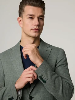 Veston mit Wolle im Regular Fit