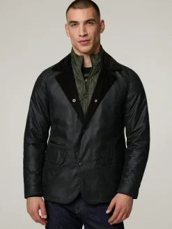 Wachsjacke mit Blende CRESTER