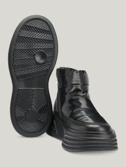 Wattierte Ankle Boots