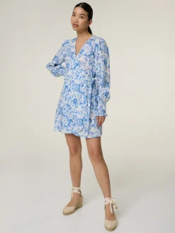 Wickelkleid aus Leinen