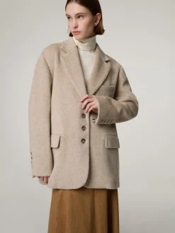 Wollblazer im Oversized-Fit