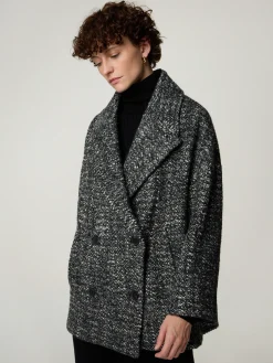 Wolljacke im Oversized Fit