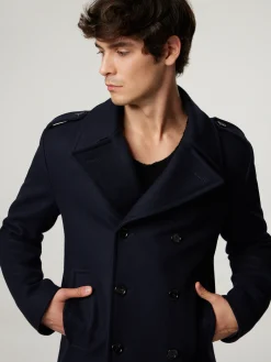 Wolljacke im Slim Fit