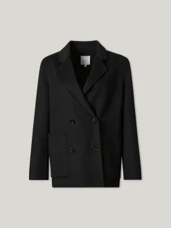 Wolljacke in Doubleface