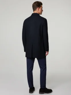 Wollmantel im Slim Fit