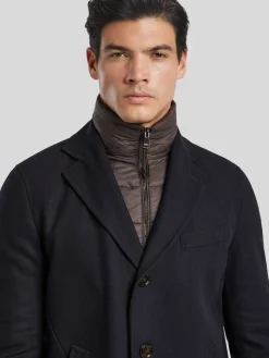 Wollmantel mit Blende CELLANO