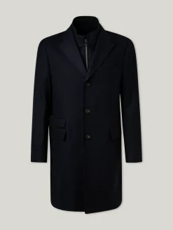 Wollmantel mit Kaschmir