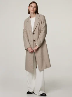 Wollmantel mit Muster