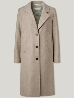 Wollmantel mit Muster